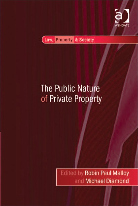 Cover image for book The Public Nature of Private Property