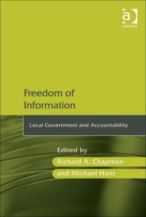 Cover image for book Freedom of Information: Local Government and Accountability
