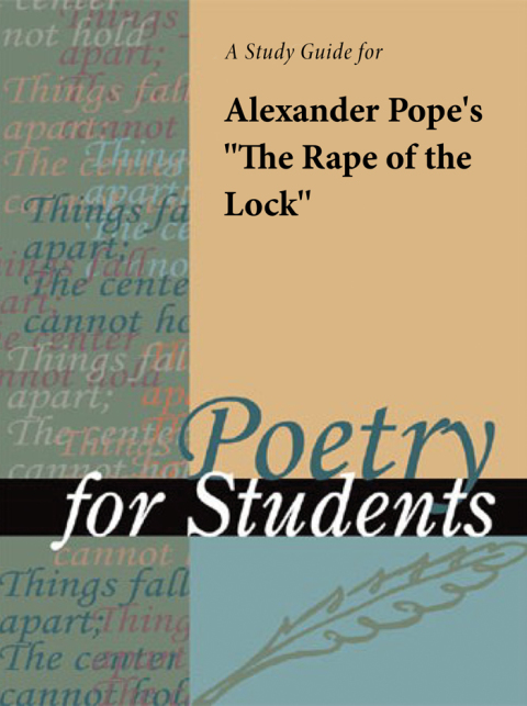 Cover image for book A study guide for Alexander Pope's "The Rape of the Lock"