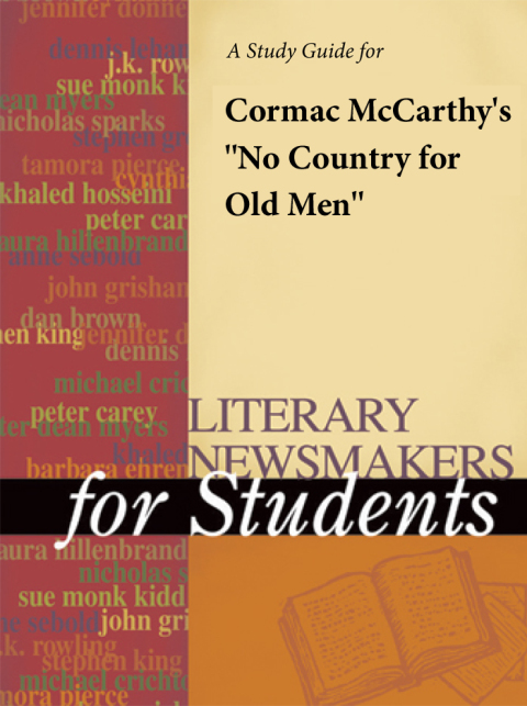Cover image for book A study guide for Cormac McCarthy's "No Country for Old Men"