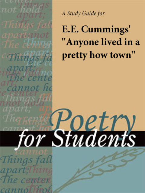 Cover image for book A Study Guide for E.E. Cumming's “anyone lived in a pretty how town”
