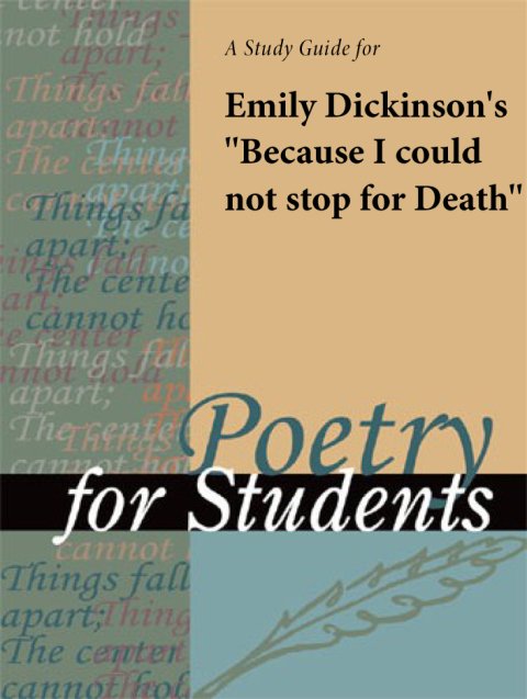 Cover image for book A Study Guide for Emily Dickinson's “Because I could not stop for Death”