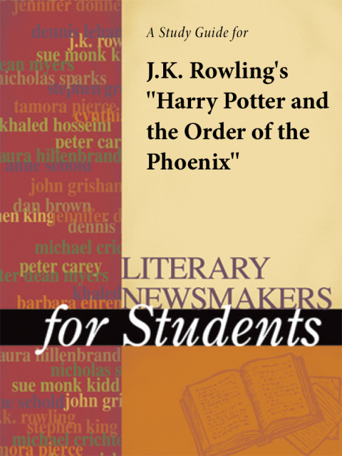 Cover image for book A Study Guide for J.K. Rowling's "Harry Potter and the Order of the Phoenix