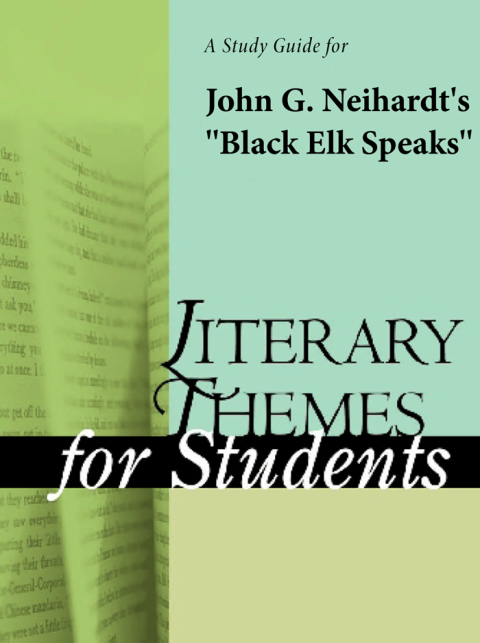Cover image for book A study guide for John G. Neihardt's "Black Elk Speaks"