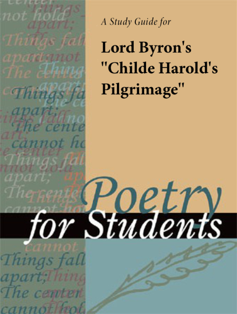 Cover image for book A Study Guide for Lord Byron’s “Childe Harold's Pilgrimage”