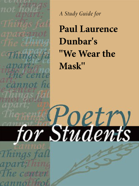 Cover image for book A study guide for Paul Laurence Dunbar's "We Wear the Mask"