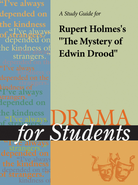 Cover image for book A Study Guide for Rupert Holmes' "The Mystery of Edward Drood"