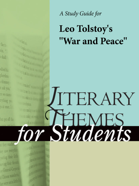 Cover image for book A Study Guide for Leo Tolstoy's War and Peace