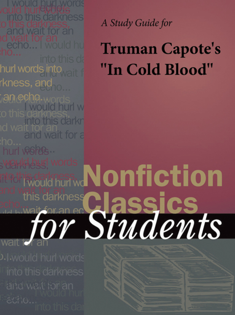 Cover image for book A Study Guide for Truman Capote's In Cold Blood