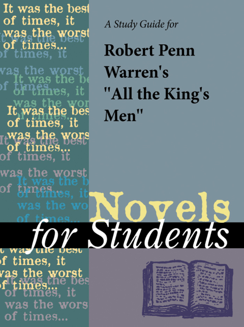 Cover image for book A Study Guide for Robert Penn Warren's All the King's Men