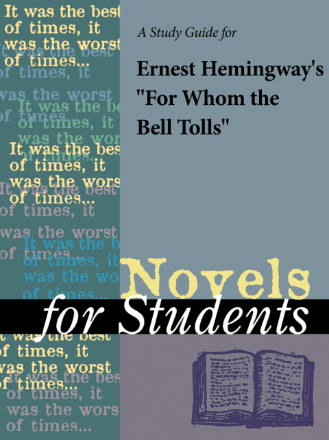 Cover image for book A Study Guide for Ernest Hemingway's For Whom the Bell Tolls