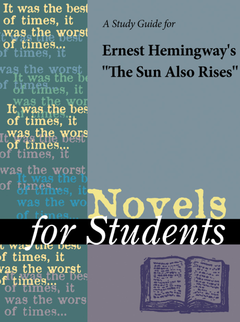 Cover image for book A Study Guide for Ernest Hemingway's The Sun Also Rises