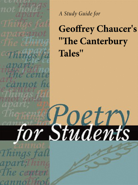 Cover image for book A Study Guide for Geoffrey Chaucer's The Canterbury Tales