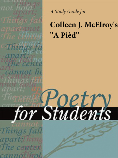 Cover image for book A Study Guide for Colleen McElroy's "A Pied"