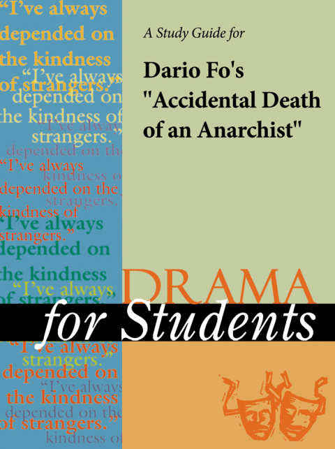 Cover image for book A Study Guide for Dario Fo's "Accidental Death of an Anarchist"