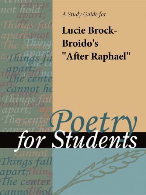 Cover image for book A Study Guide for Lucie Brock-Broido's "After Raphael"