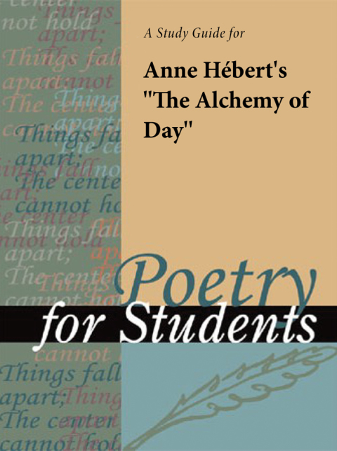 Cover image for book A Study Guide for Anne Hebert's "The Alchemy of Day"