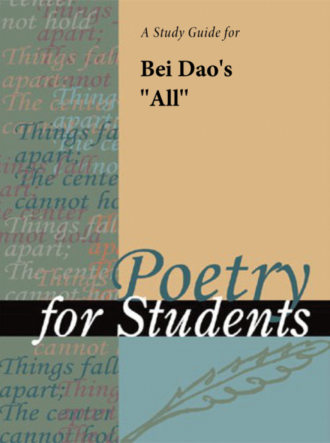 Cover image for book A Study Guide for Bei Dao's "All"
