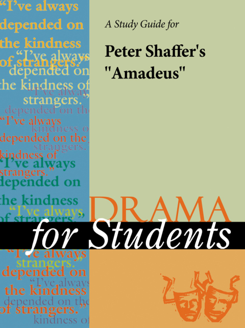Cover image for book A Study Guide for Peter Shaffer's "Amadeus"