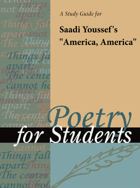 Cover image for book A Study Guide for Saadi Youssef's "America, America"