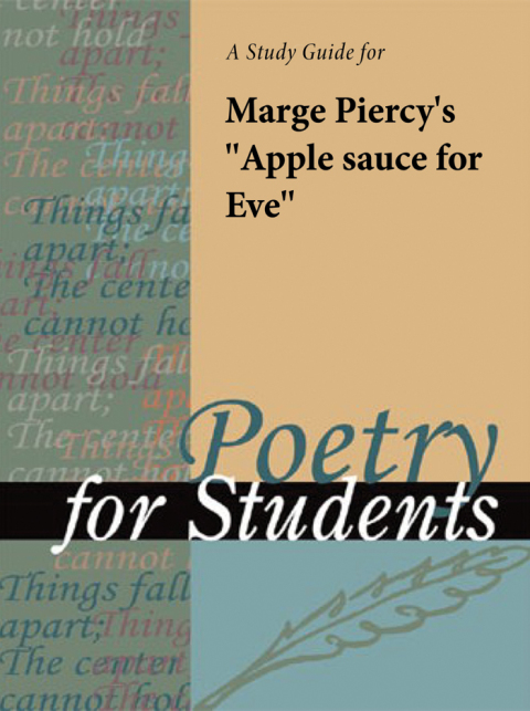 Cover image for book A Study Guide for Marge Piercy's "Apple sauce for Eve"