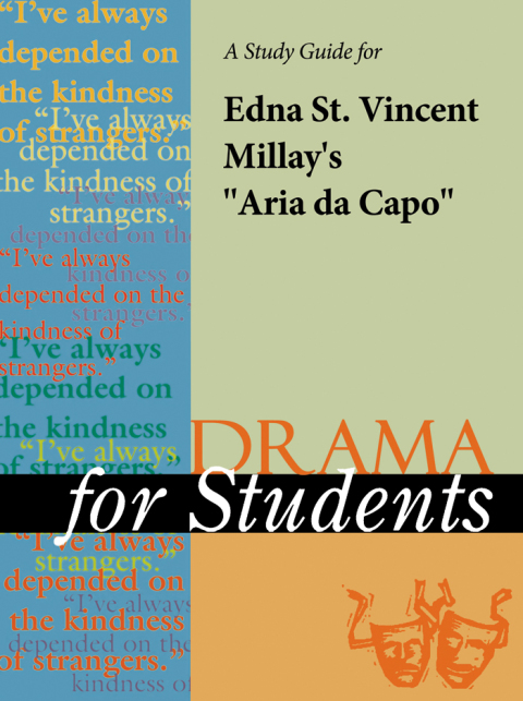 Cover image for book A Study Guide for Edna St. Vincent Millay's "Aria da capo"