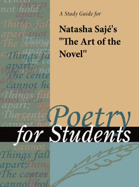 Cover image for book A Study Guide for Natasha Saje's "The Art of the Novel"