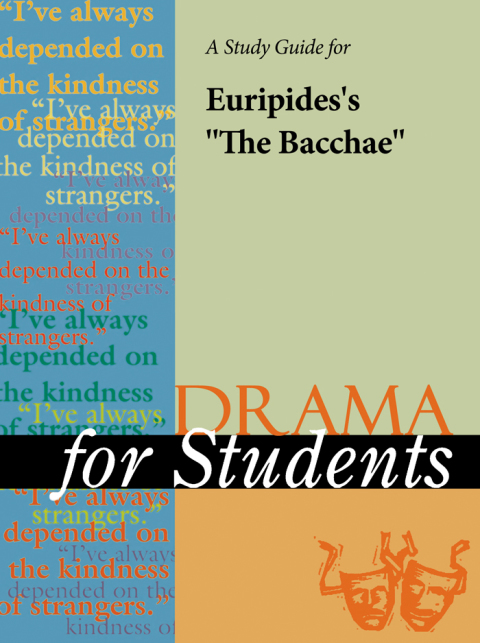 Cover image for book A Study Guide for Euripides's "The Bacchae"