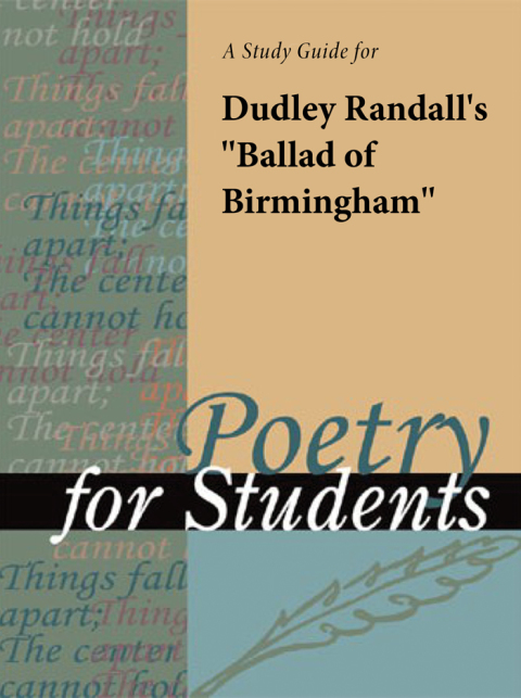 Cover image for book A Study Guide for Dudley Randall's "Ballad of Birmingham"