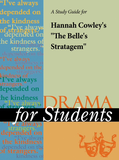 Cover image for book A Study Guide for Hannah Cowley's "The Belle's Stratagem"