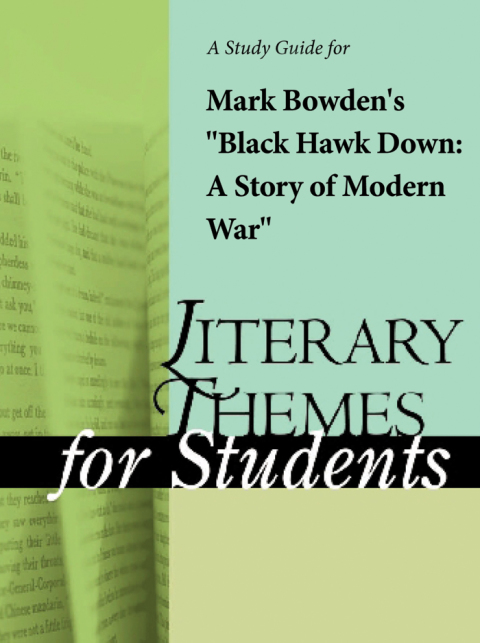 Cover image for book A Study Guide for Mark Bowden's "Black Hawk Down: A Story of Modern War"