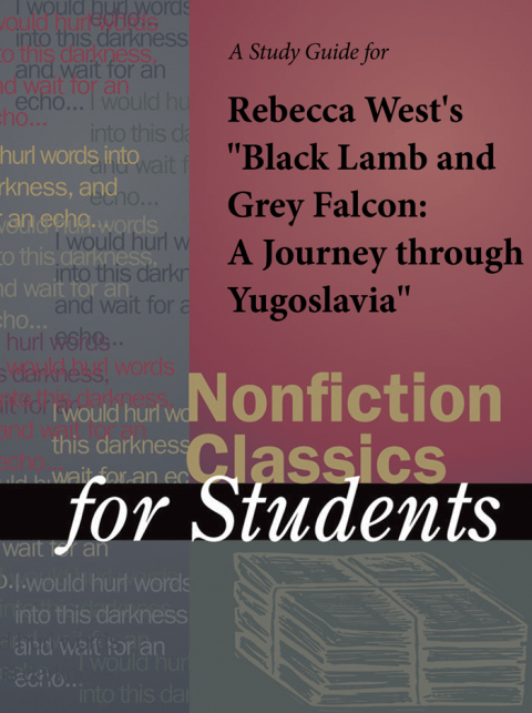Cover image for book A Study Guide for Rebecca West's "Black Lamb and Grey Falcon: A Journey through Yugoslavia"