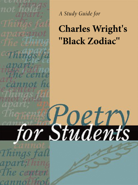 Cover image for book A Study Guide for Charles Wright's "Black Zodiac"
