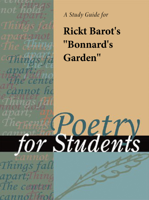 Cover image for book A Study Guide for Rick Barot's "Bonnard's Garden"
