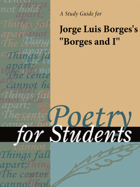Cover image for book A Study Guide for Jorge Luis Borges's "Borges and I"