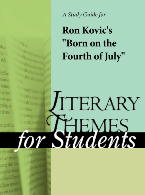 Cover image for book A Study Guide for Ron Kovic's "Born on the Fourth of July"
