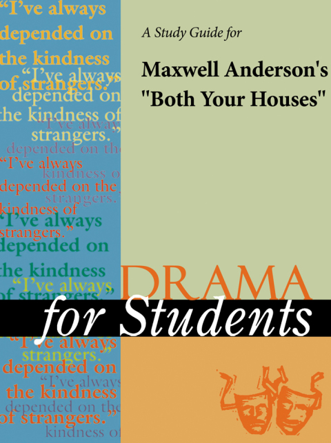 Cover image for book A Study Guide for Maxwell Anderson's "Both your Houses"