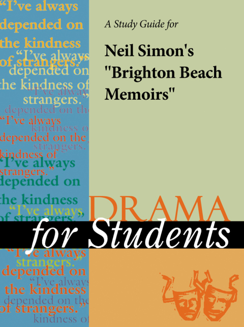 Cover image for book A Study Guide for Neil Simon's "Brighton Beach Memoirs"