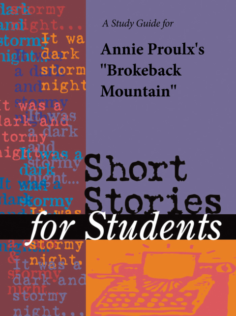 Cover image for book A Study Guide for Annie Proulx's "Brokeback Mountain"