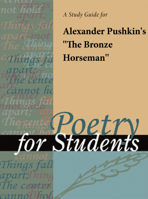 Cover image for book A Study Guide for Alexander Pushkin's "The Bronze Horsemen"