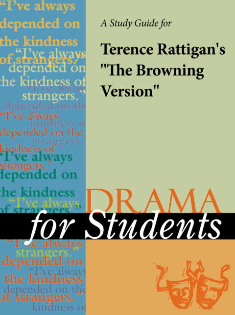 Cover image for book A Study Guide for Terence Rattigan's "The Browning Version"