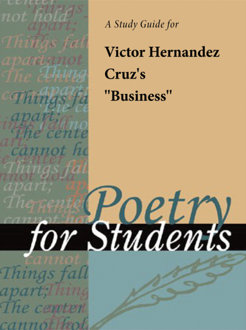 Cover image for book A Study Guide for Victor Hernandez Cruz's "Business"