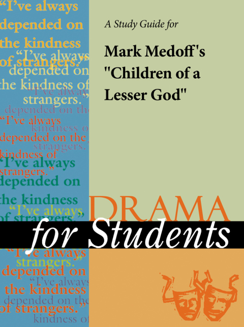 Cover image for book A Study Guide for Mark Medoff's "Children of a Lesser God"