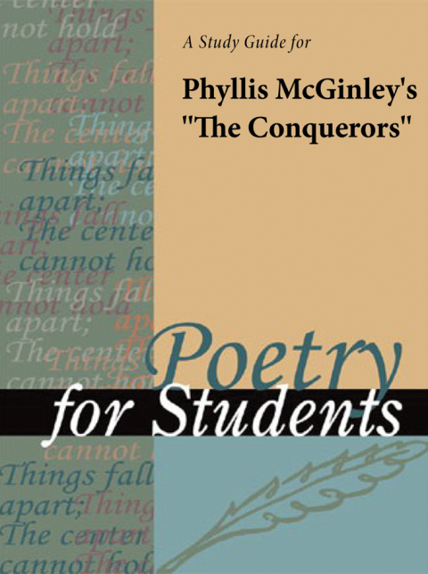 Cover image for book A Study Guide for Phyllis McGinley's "The Conquerors"