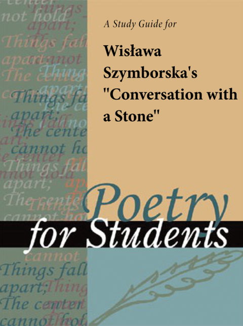 Cover image for book A Study Guide for Wislawa Szymborska's "Conversation with a Stone"