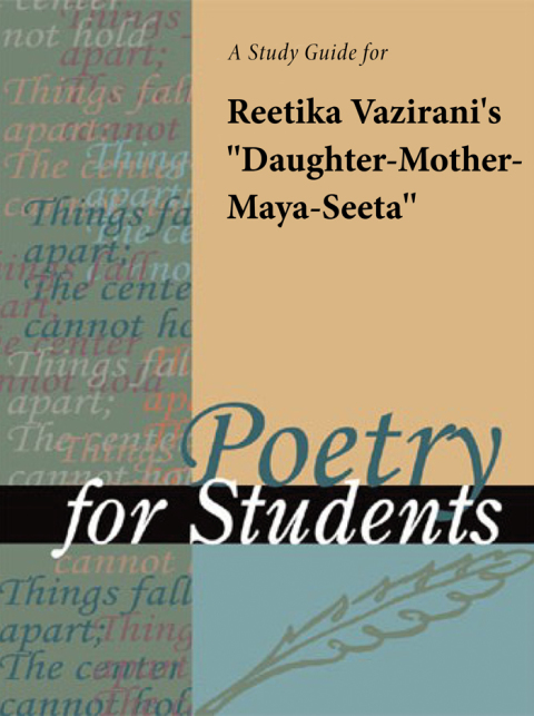 Cover image for book A Study Guide for Reetika Vazirani's "Daughter-Mother-Maya-Seeta"