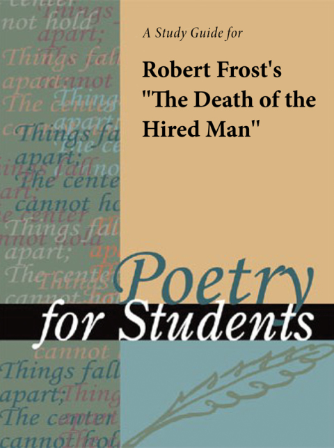 Cover image for book A Study Guide for Robert Frost's "The Death of the Hired Man"