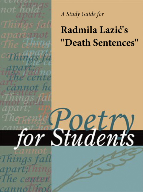 Cover image for book A Study Guide for Radmila Lazic's "Death Sentences"