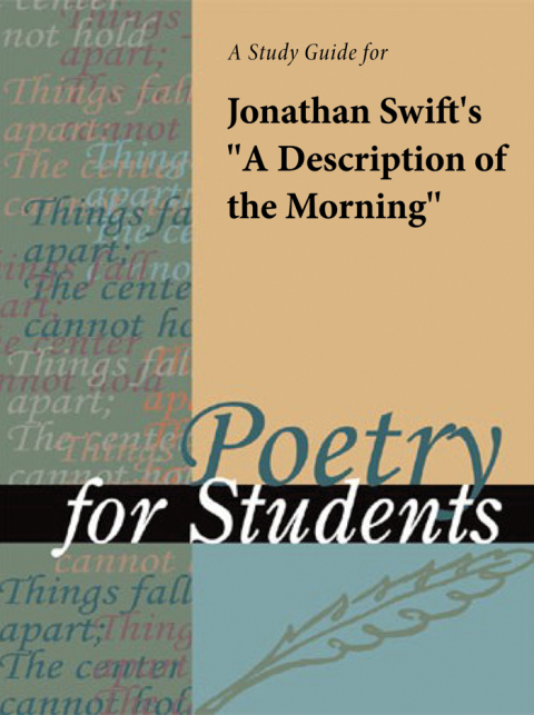 Cover image for book A Study Guide for Jonathan Swift's "A Description of the Morning"