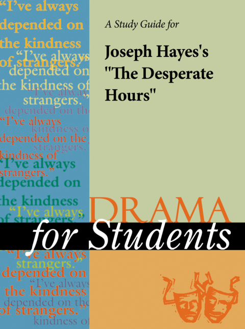 Cover image for book A Study Guide for Joseph Hayes's "The Desperate Hours"